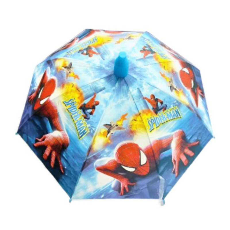 چتر بچگانه 8 پره مدل Spiderman  قطر 77 سانتی‌متر