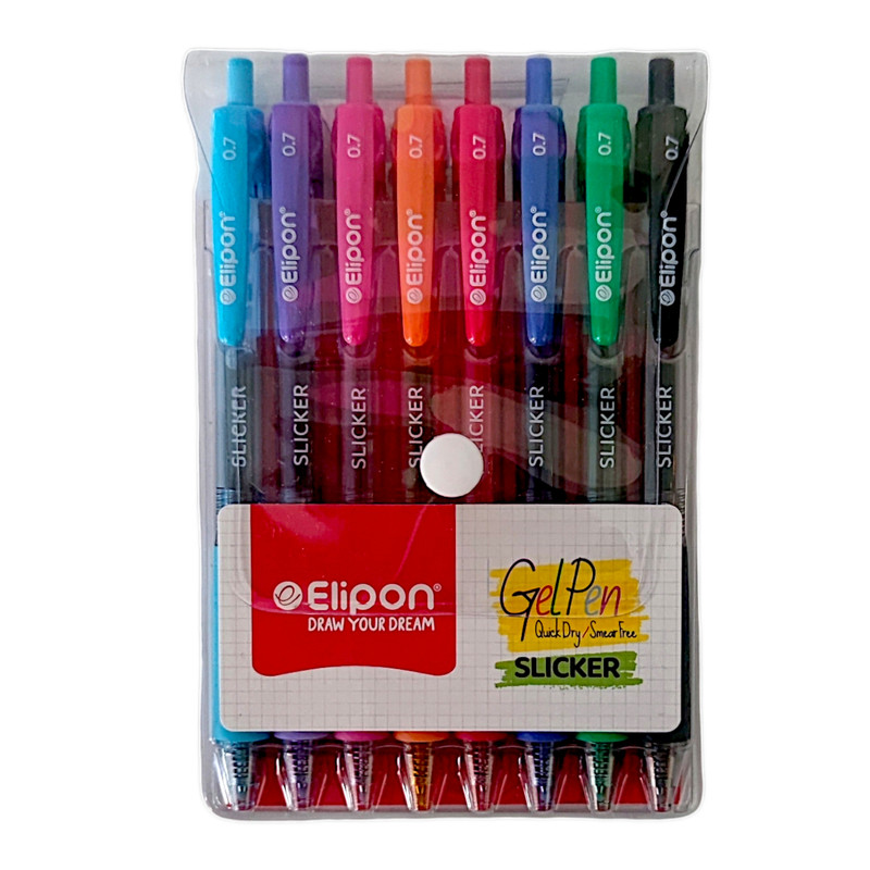 روان نویس الیپون مدل اسلیکر ساراسا بسته 8 عددی