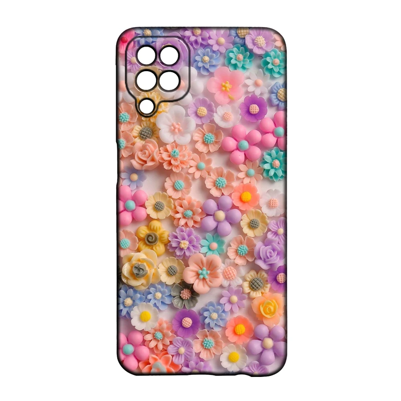کاور طرح گل کد 320 مناسب برای گوشی موبایل سامسونگ Galaxy A22 4g