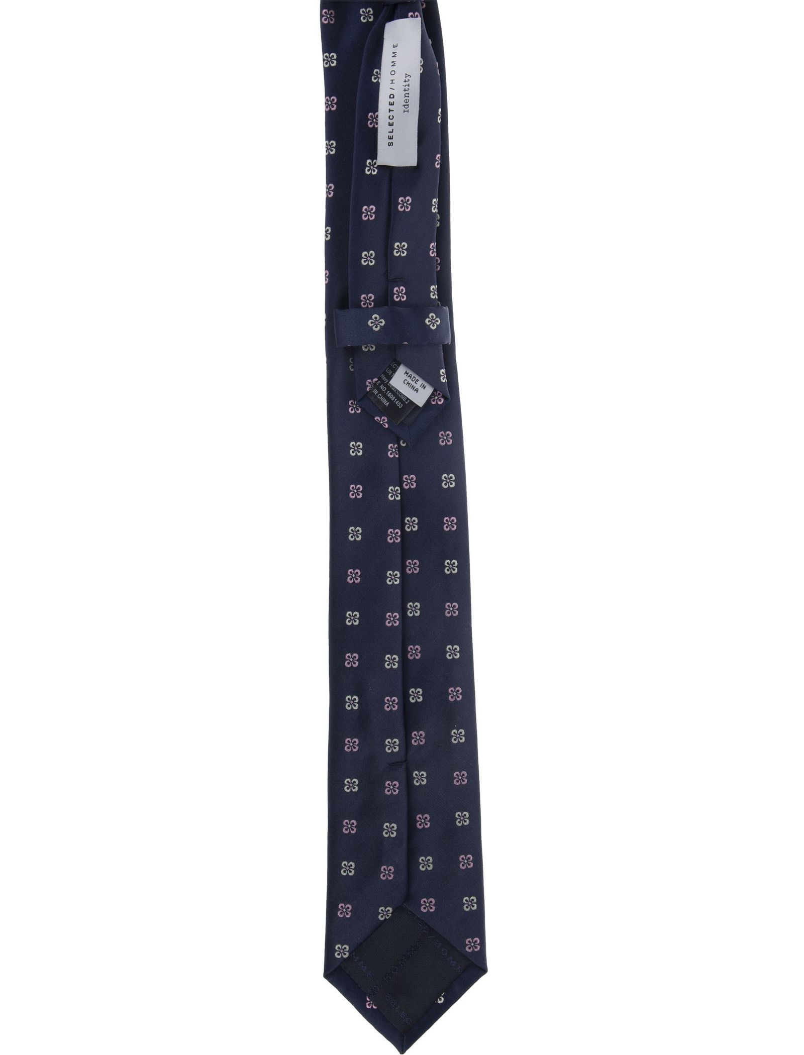 کراوات ساده مردانه - سلکتد - سرمه اي - 3