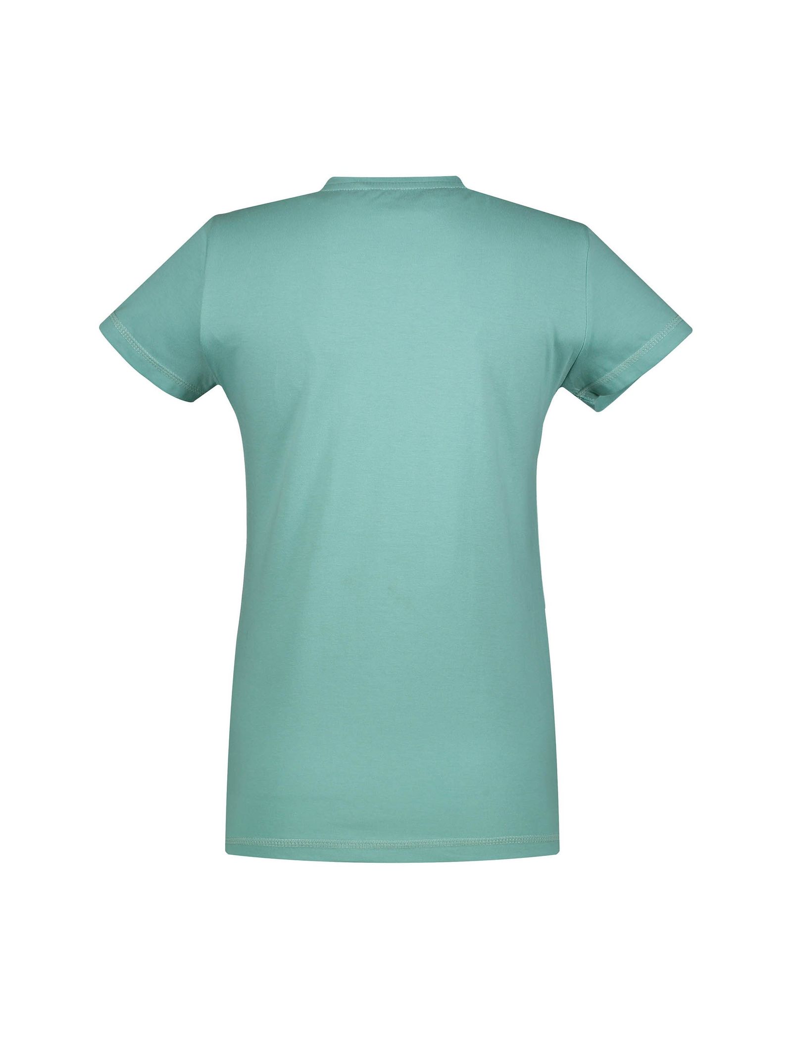 تی شرت و شلوار راحتی نخی زنانه - ناربن - سبز آبي روشن - 4