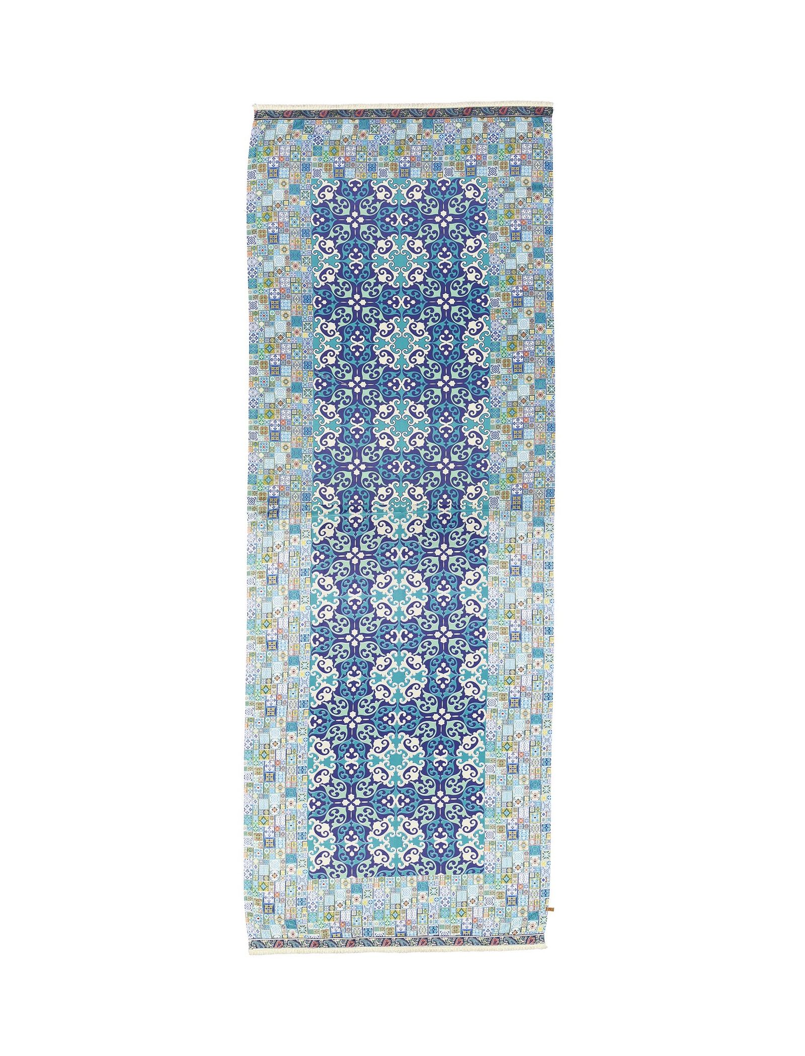 روسری نخی طرح دار زنانه - مینا فخارزاده تک سایز - چند رنگ - 2