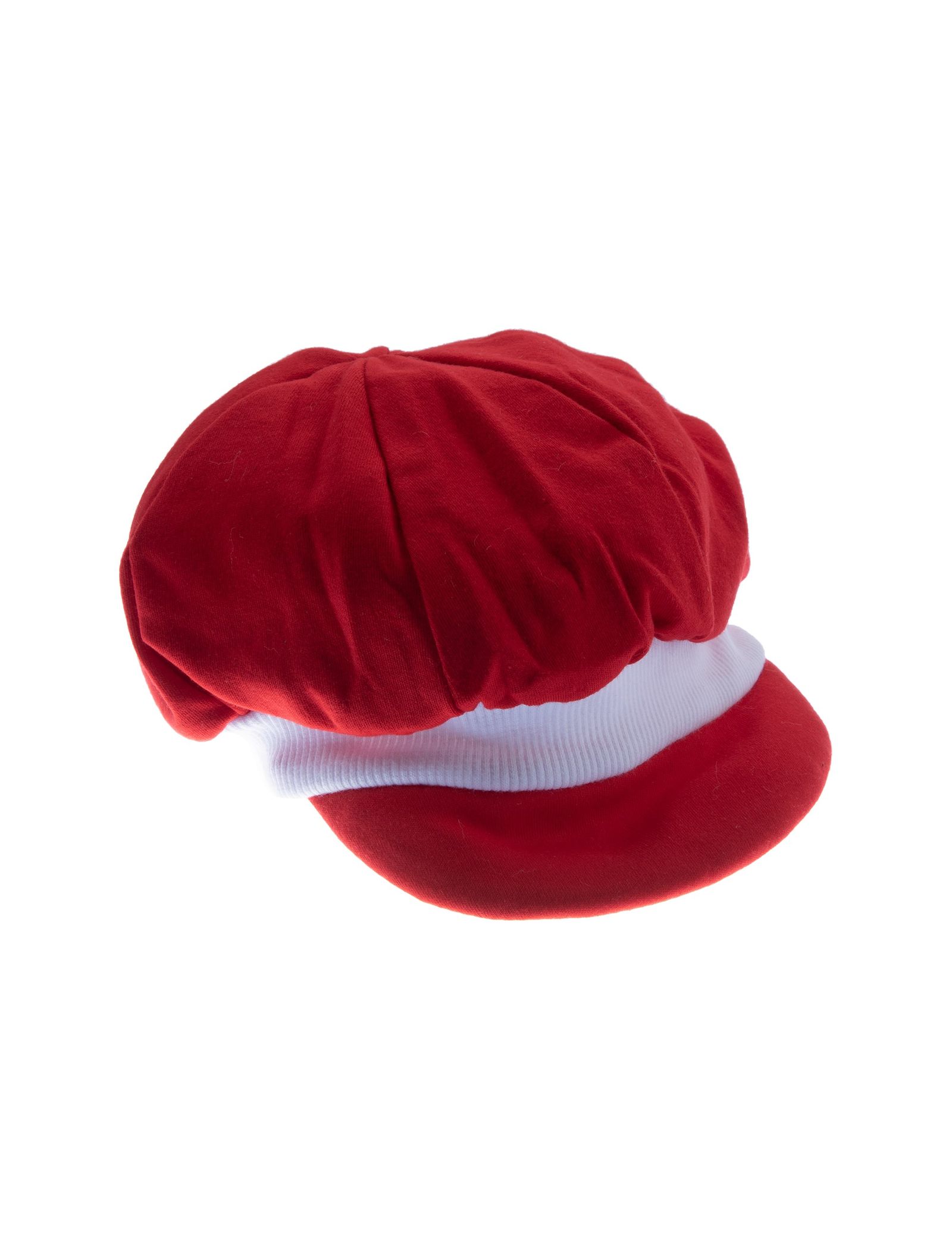 کلاه نخی ساده نوزادی - بی بی ناز - قرمز - 1