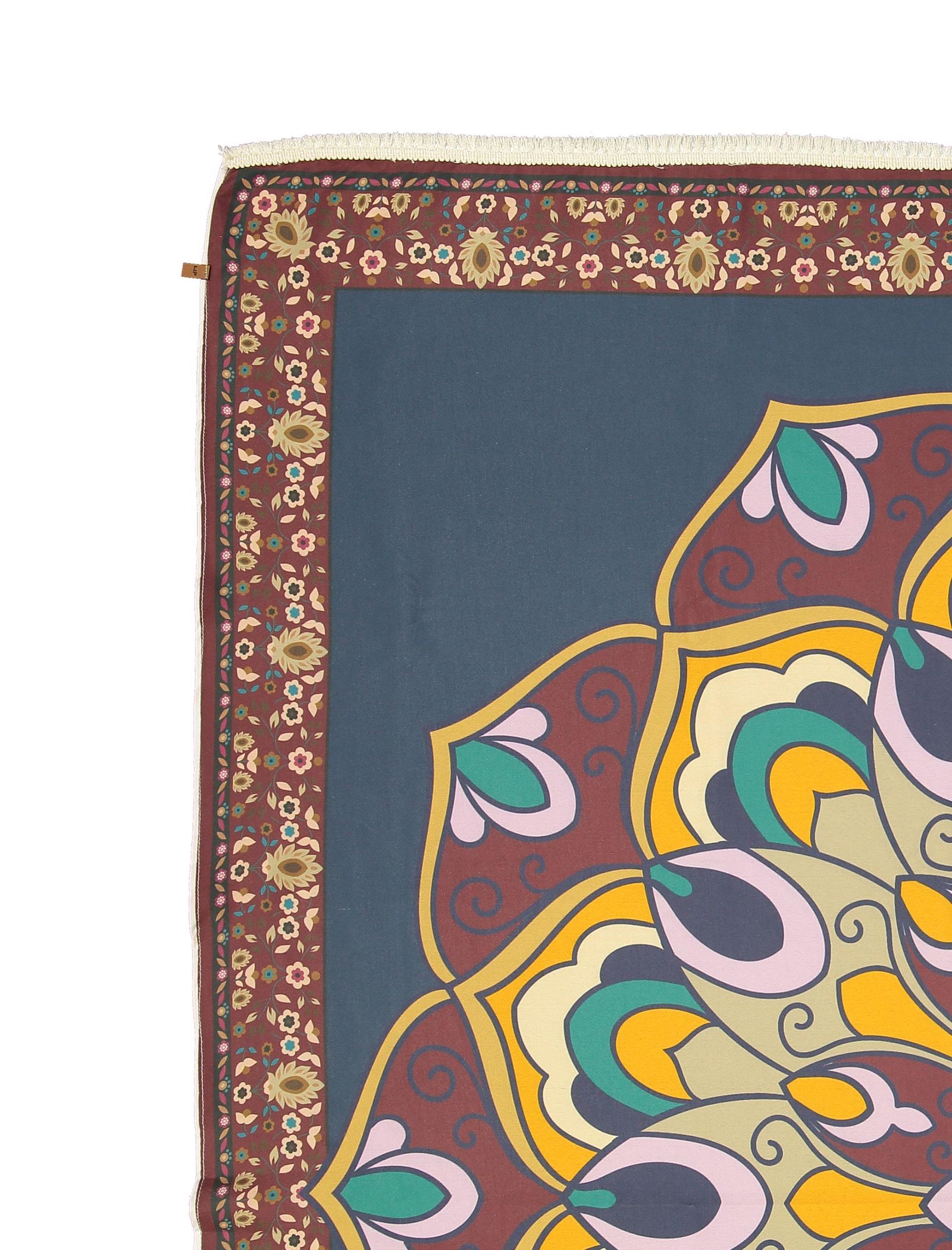 روسری نخی طرح دار زنانه - مینا فخارزاده تک سایز - چند رنگ - 4