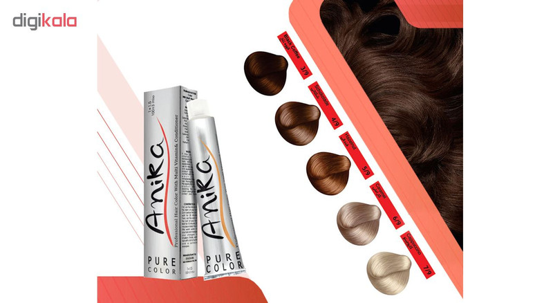 رنگ موی آنیکا شماره 10.3حجم 100 میلی لیتر رنگ بلوند زیتونی روشن