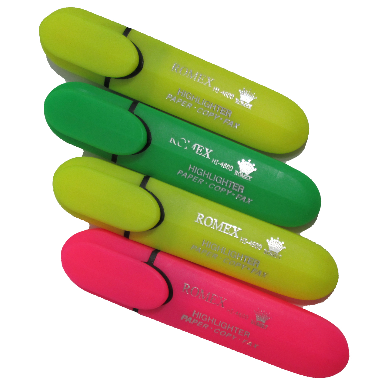 ماژیک هایلایتر رومکس مدل highlighter بسته 4 عددی