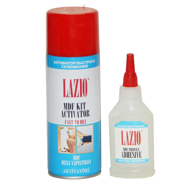 چسب 123 لازیو مدل MDFKIT حجم 400 میلی لیتر
