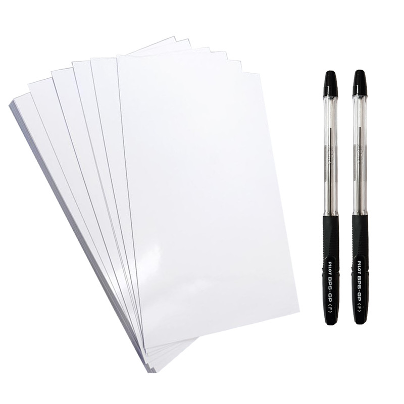 کاغذ A5 کد 305 بسته 30 عددی به همراه خودکار پایلوت مدل BPS-GP بسته دو عددی