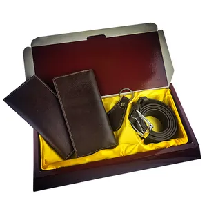 ست هدیه چرم مردانه مدل SP-CG4