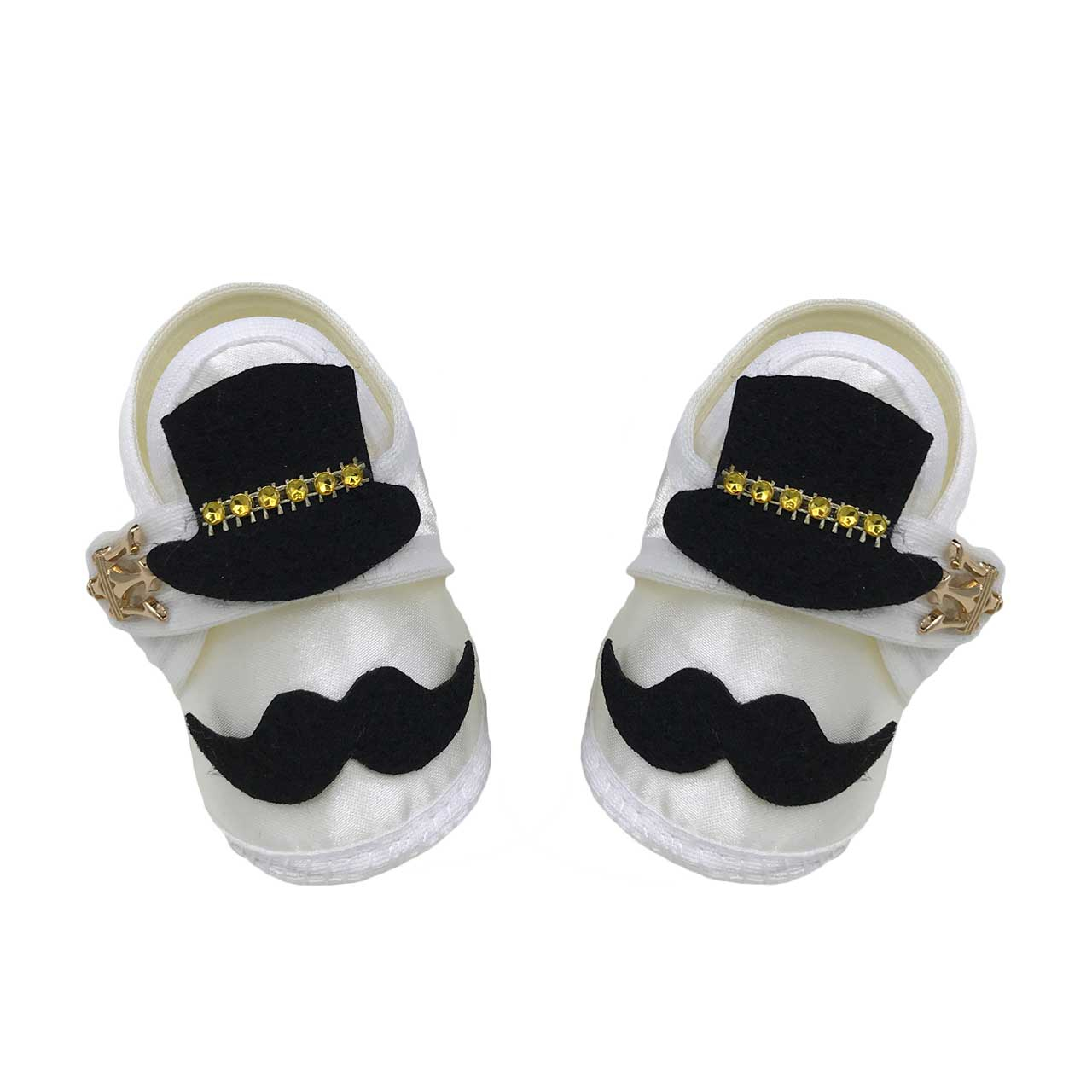 پاپوش نوزادی مدل handlebar mustache