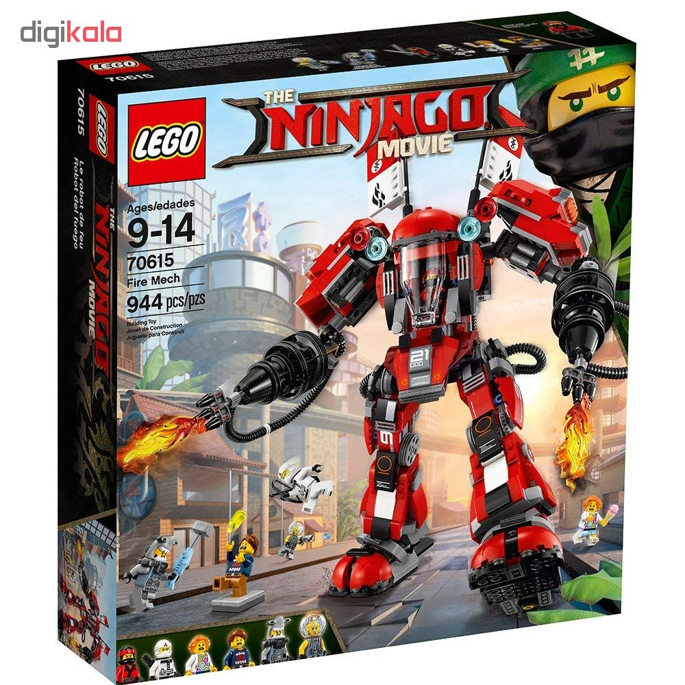 لگو سری Ninjago Movie مدل Movie Fire Mech 70615
