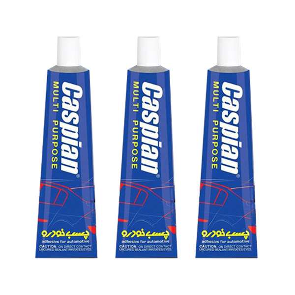 چسب خودرو کاسپین مدل MULTI PURPOSE وزن 30 گرم بسته 3 عددی