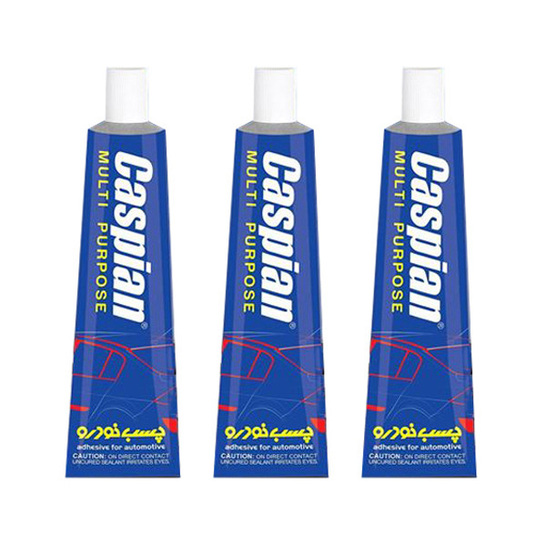 چسب خودرو کاسپین مدل MULTI PURPOSE وزن 30 گرم بسته 3 عددی
