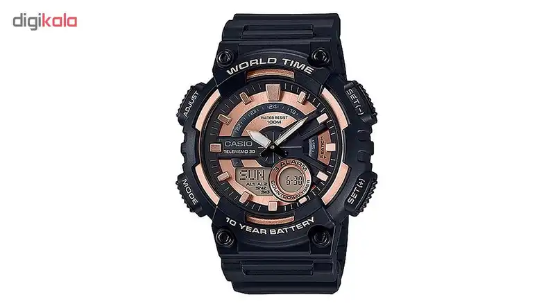 ساعت مچی عقربه ای مردانه کاسیو مدل AEQ-110W-1A3VDF