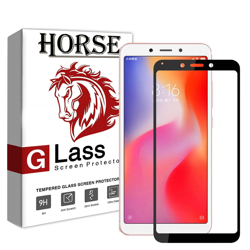 محافظ صفحه نمایش 5D هورس مدل FAG مناسب برای گوشی موبایل شیائومی Redmi 6 / Redmi 6A