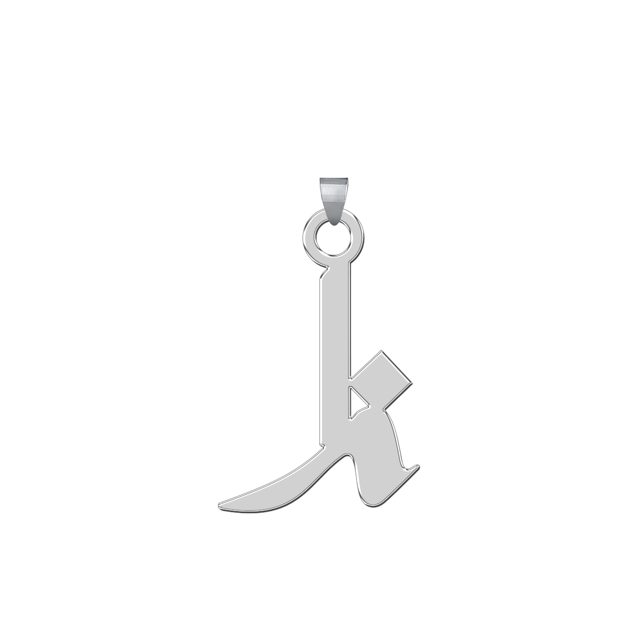 آویز گردنبند نقره ترمه 1طرح ندا کد E265