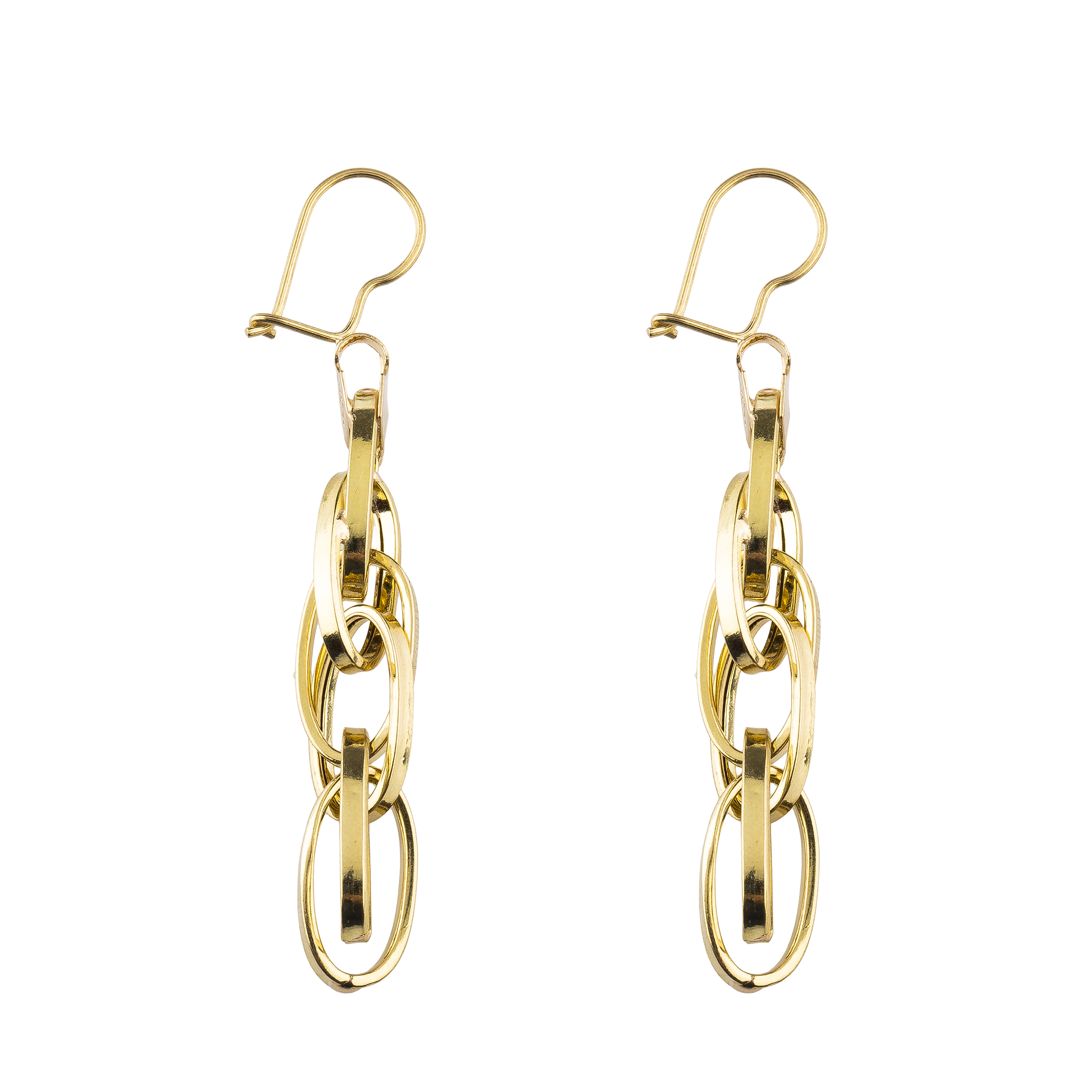 گوشواره طلا 18 عیار کد EA115