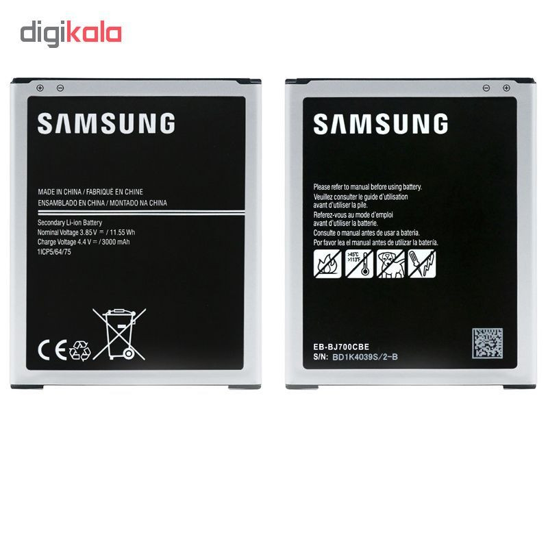 باتری موبایل مدل J700 ظرفیت 3000 میلی آمپر ساعت مناسب برای گوشی موبایل GALAXY J7