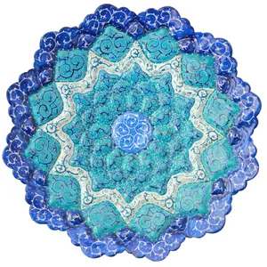 بشقاب مینا کاری مدل اصفهان کد 04