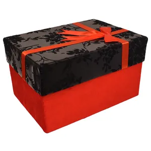جعبه هدیه مدل مخملی کد BX014