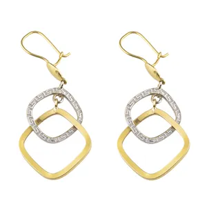 گوشواره طلا 18 عیار کد EA117