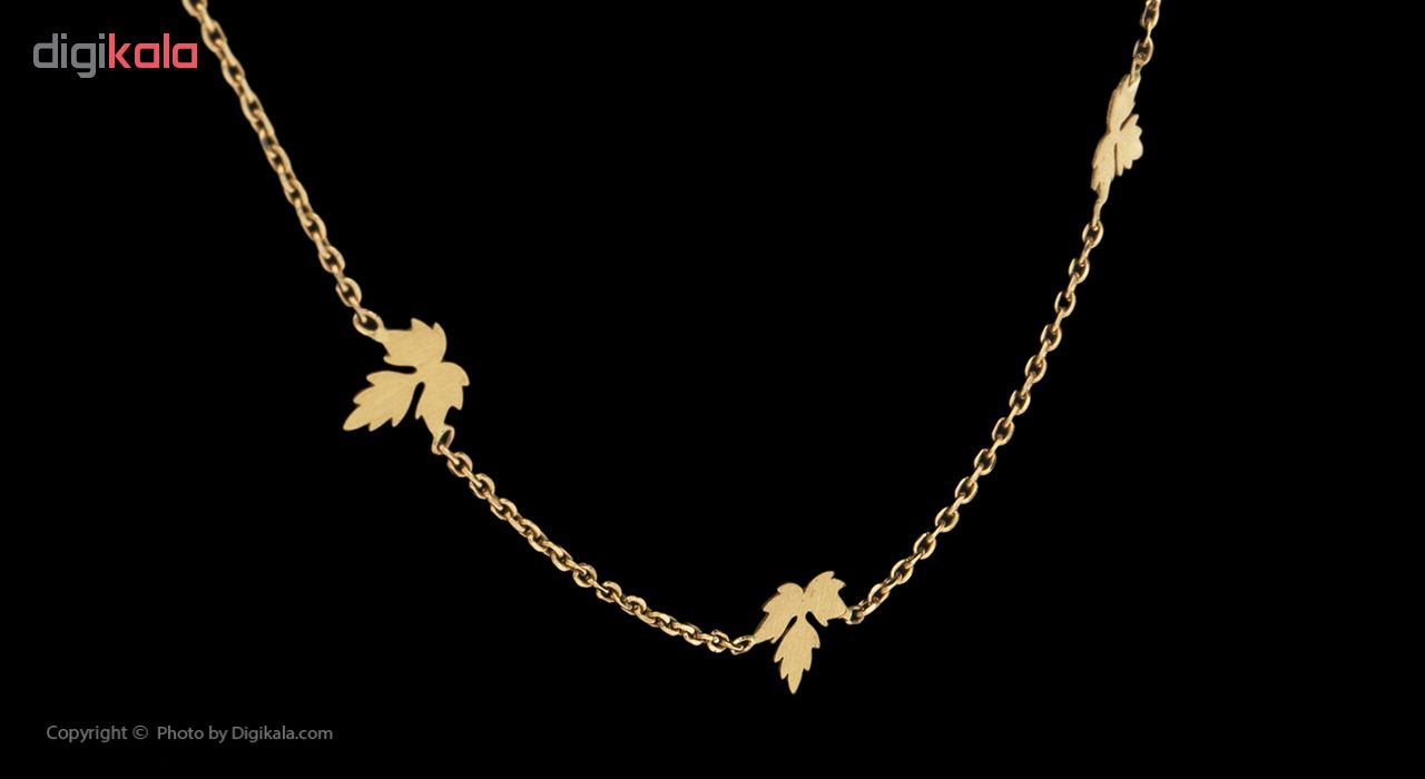 گردنبند طلا 18 عیار زرلوکس کد on-55