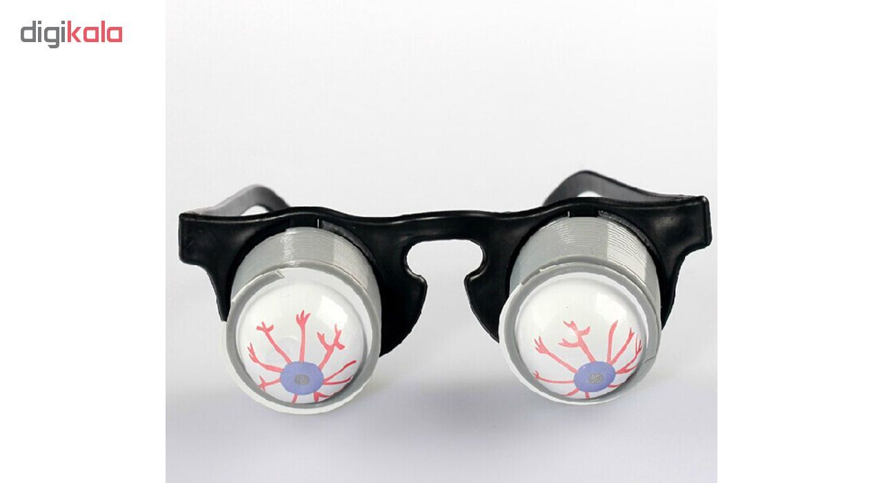 ابزار شوخی طرح عینک چشم فنری DSK