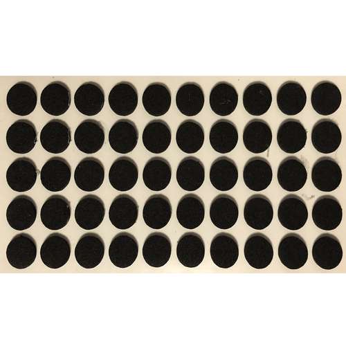 ضربه گیر کابینت مدل SD بسته 50 عددی قطر 1 سانت و پشت چسب دار