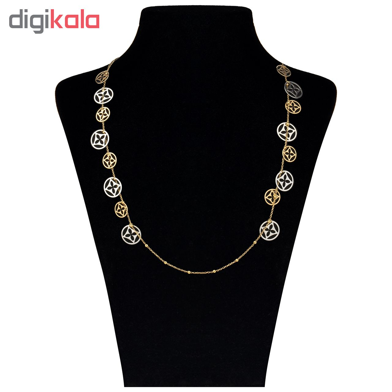 گردنبند طلا 18 عیار زرلوکس کد on-65