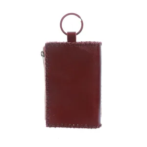 کیف جاسوییچی چرم طبیعی بز دست دوز کد 1173