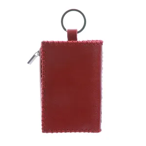 کیف جاسوییچی چرم طبیعی بز دست دوز کد 1174