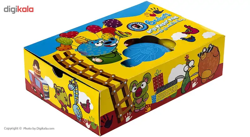 رنگ انگشتی 6 رنگ آریا مدل 7003