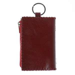 کیف جاسوییچی چرم طبیعی بز دست دوز کد 1180