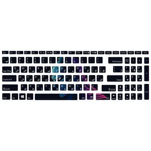 برچسب حروف فارسی کیبورد طرح بتمن کد 02