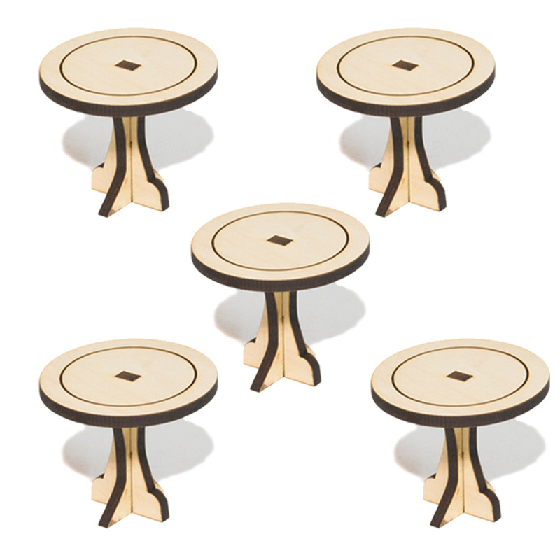 ماکت طرح میز گرد مدل S26 بسته 5 عددی