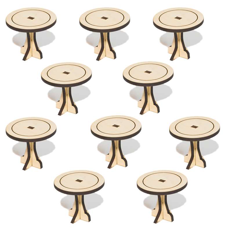 ماکت طرح میز گرد مدل S26 بسته 10 عددی