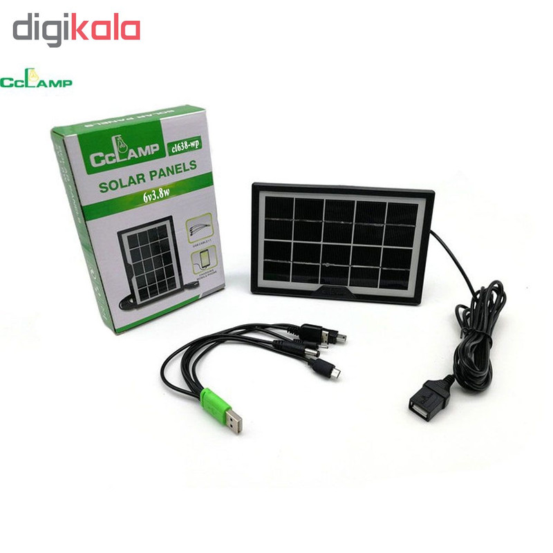 پنل خورشیدی سی سی لامپ مدل cl-638wp