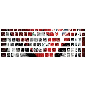 برچسب حروف فارسی کیبورد طرح اسپایدرمن کد 04