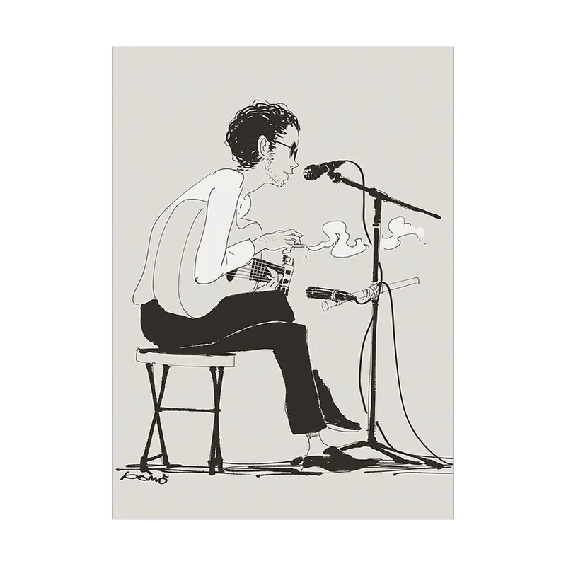 تابلو شاسی طرح نوازنده Guitar Player 0052