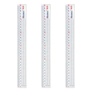 خط کش 30 سانتی متری پییرسز کد PZB0136 مدل سالید بسته 3 عددی 