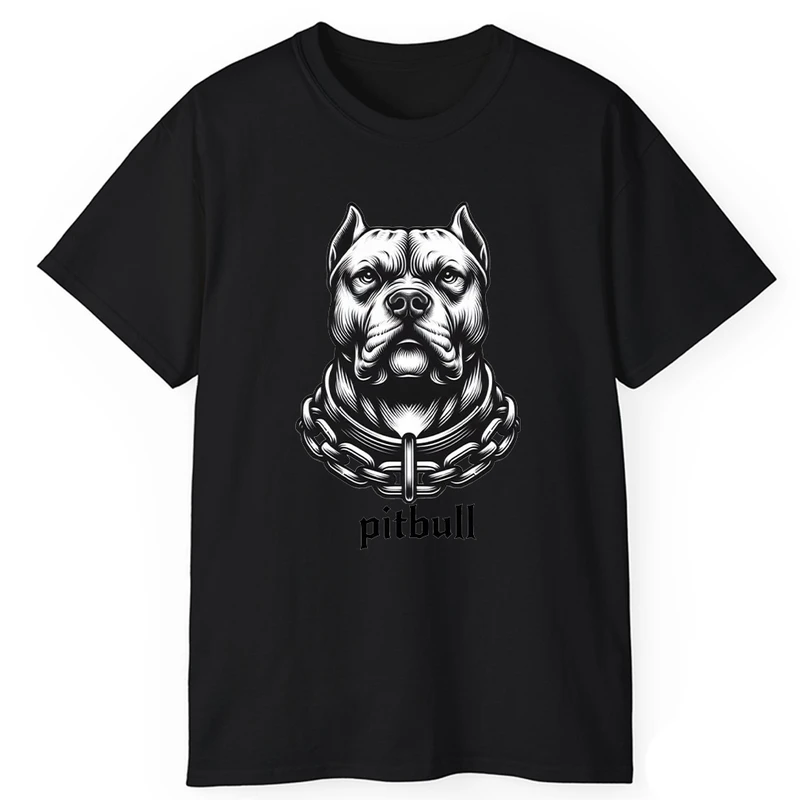 تی‌شرت آستین کوتاه مردانه پاد آفرین مدل پیتبول خفن 3