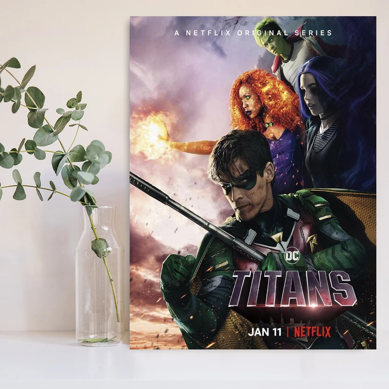 تابلو شاسی گالری استاربوی طرح تایتان ها مدل DC 014