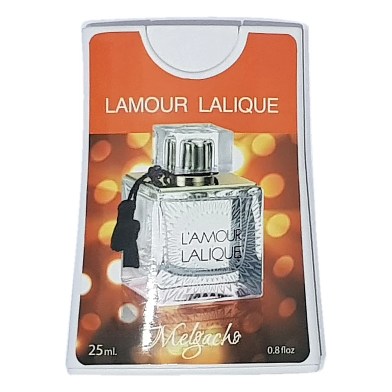 عطر جیبی زنانه ملگاچو مدل Lamour Lalique حجم 25 میلی لیتر