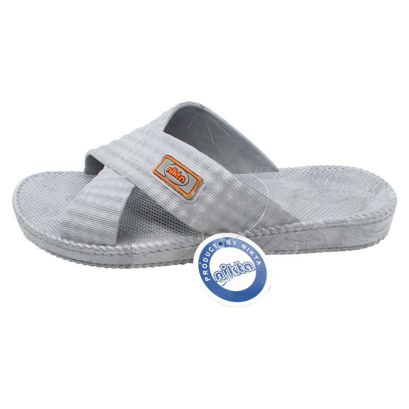 دمپایی مردانه نیکتا مدل K1-MPC104 رنگ طوسی