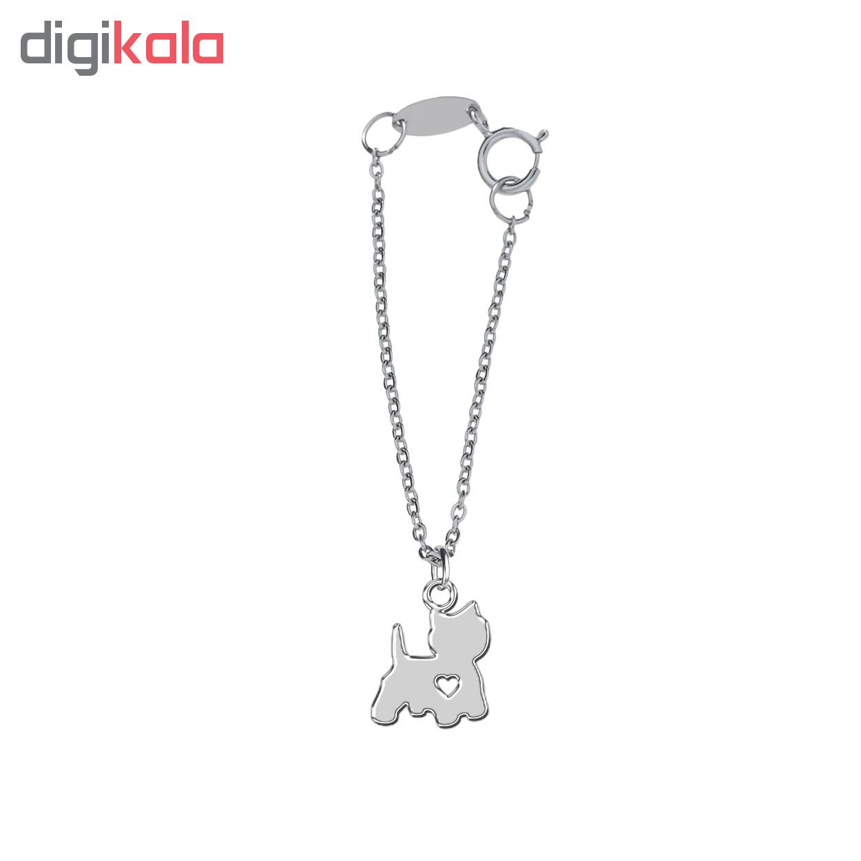 آویز ساعت نقره ترمه1 طرح گربه کد E290