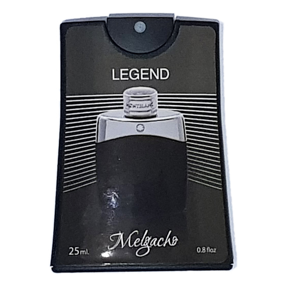 عطر جیبی مردانه ملگاچو مدل Legend حجم 25 میلی لیتر