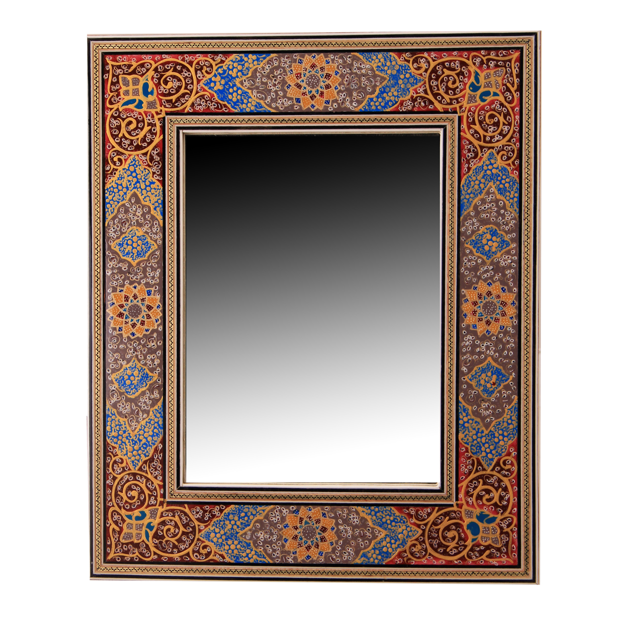 قاب آینه خاتم کاری کد 3-70175