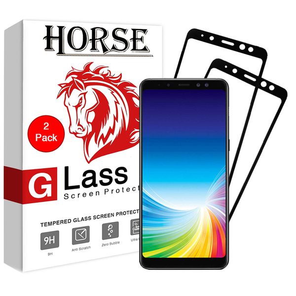 محافظ صفحه نمایش گلس 5D هورس مدل FAG مناسب برای گوشی موبایل سامسونگ Galaxy A8 Plus 2018 بسته دو عددی محافظ صفحه نمایش گلس 5D هورس مدل FAG مناسب برای گوشی موبایل سامسونگ Galaxy A8 Plus 2018 بسته دو عددی