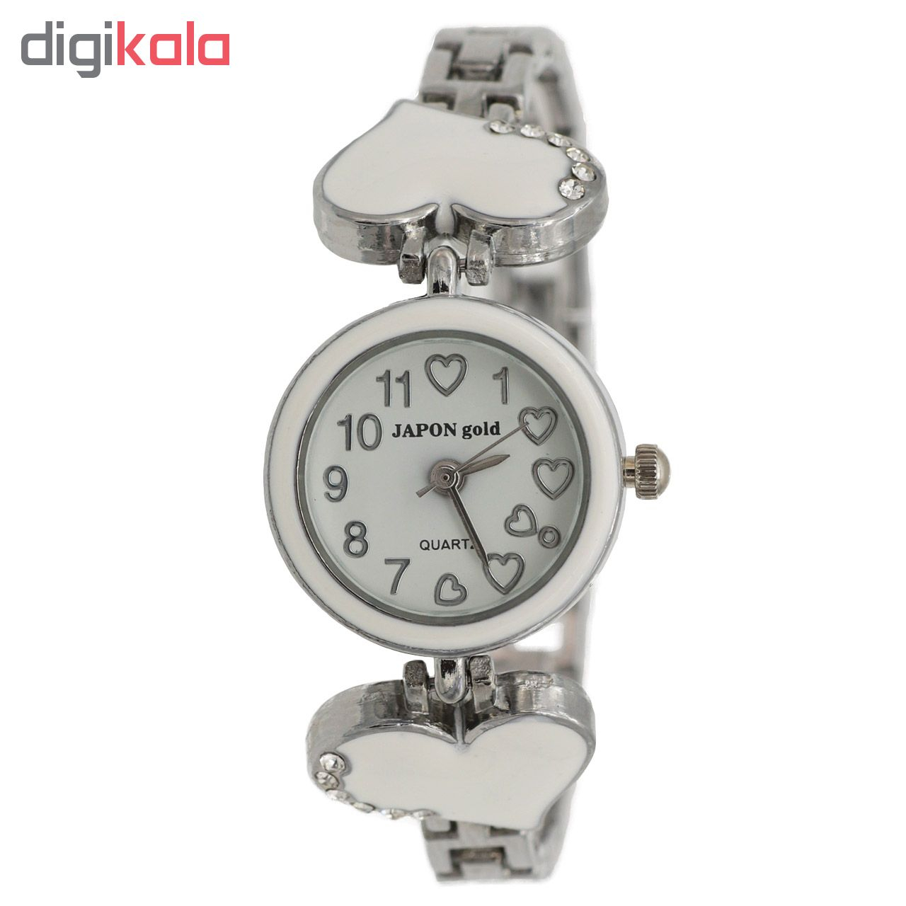 ساعت مچی عقربه ای زنانه ژاپن گلد مدل JG2121