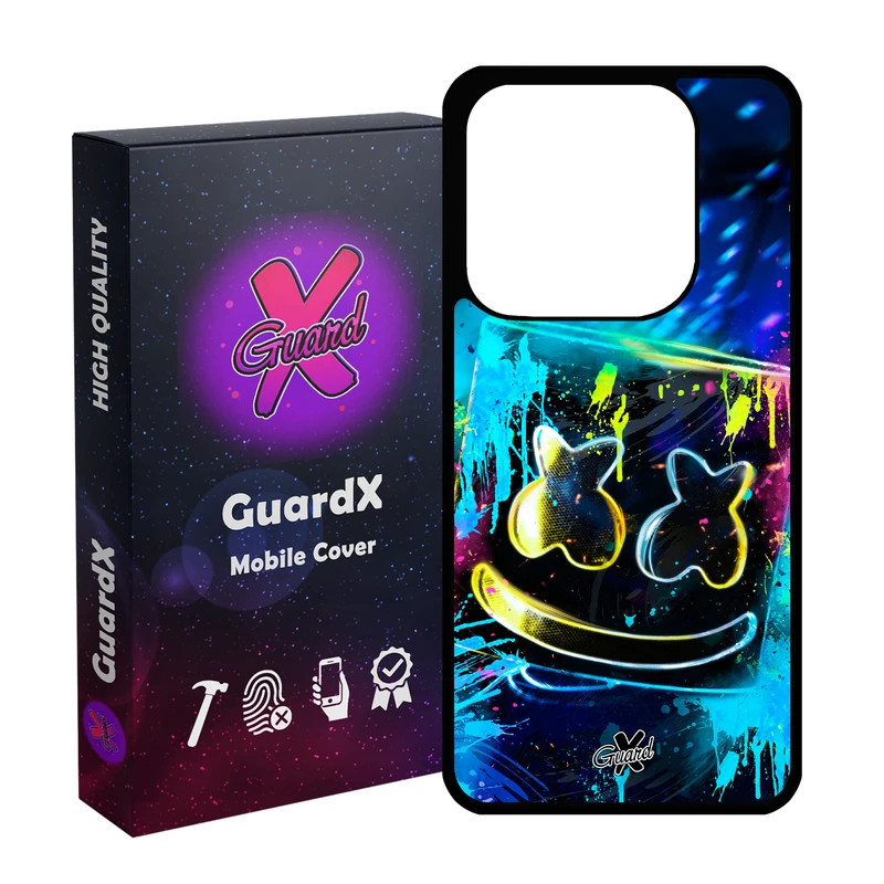 کاور گارد ایکس طرح Marshmello مدل 10104 مناسب برای گوشی موبایل شیائومی Redmi Note 14 4G